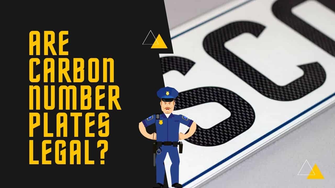are carbon number plates legal