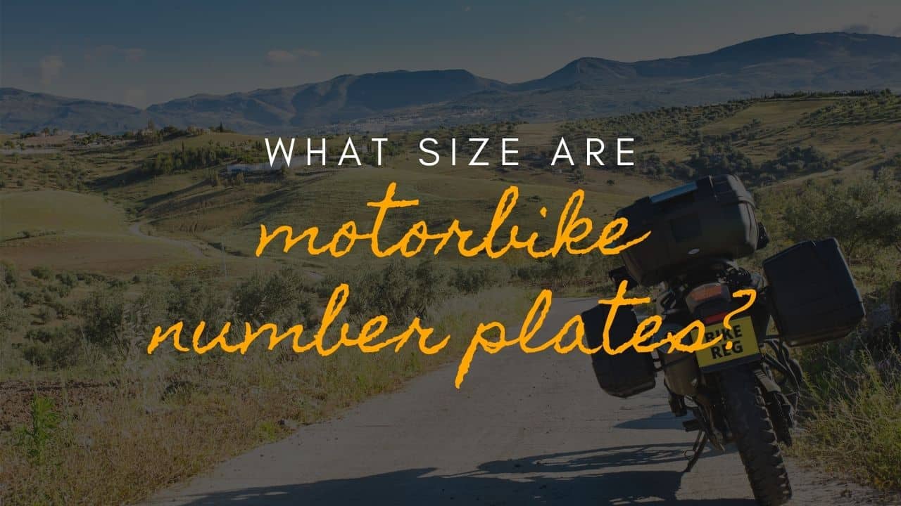 what size are motorbike number plates