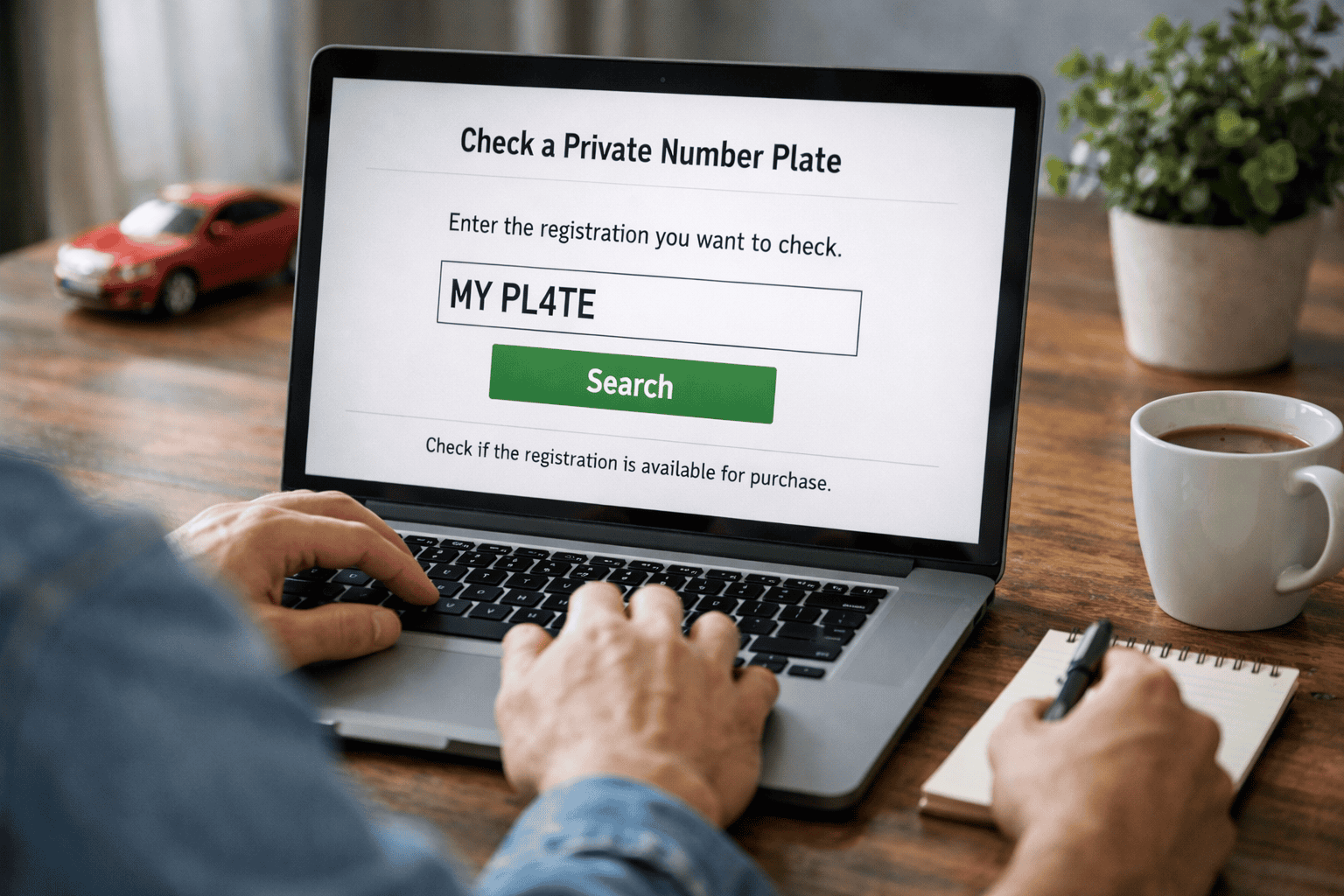 How to Check If a Private Plate Is Available